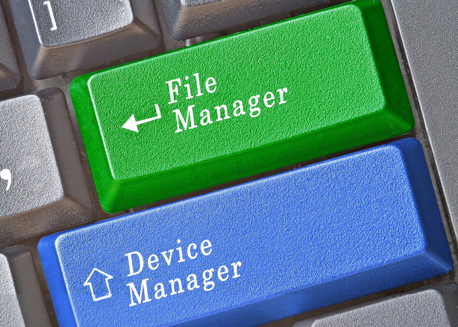 Geräte-Manager auf einem Windows-PC geöffnet