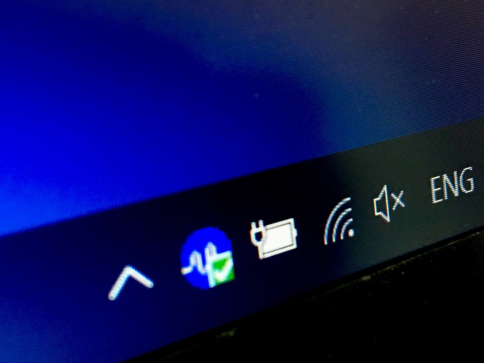 Windows-Energiesparoptionen auf einem Laptop geöffnet