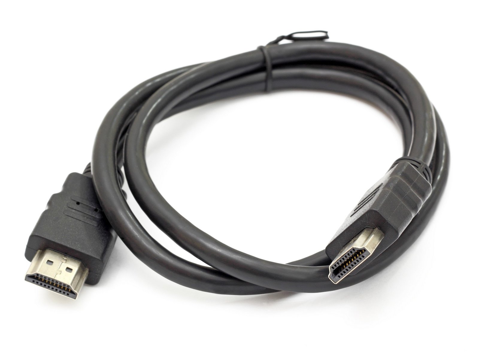 HDMI-Kabel wird an einen Monitor angeschlossen